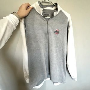 Mens OHIO STATE 1/4 zip NIKE XL